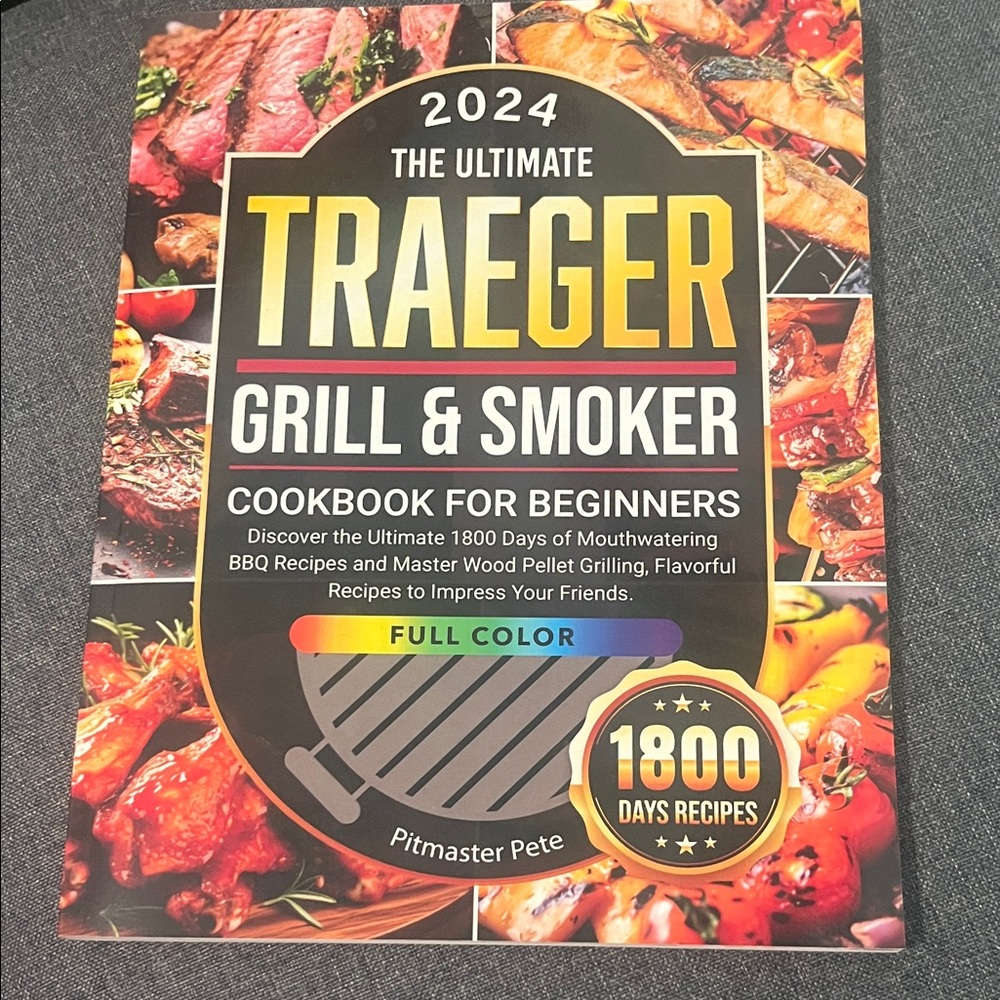 Grill & Smoker Cookbook 2024 - Full Color